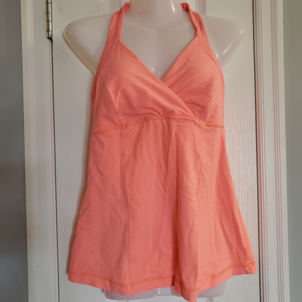 Lululemon Halter Tank Size 10 in coral color